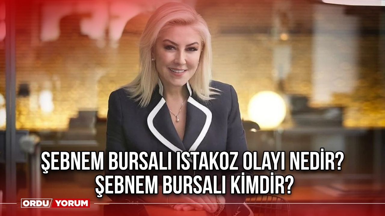 Şebnem Bursalı Istakoz Olayı Nedir Şebnem Bursalı Kimdir Ordu Yorum