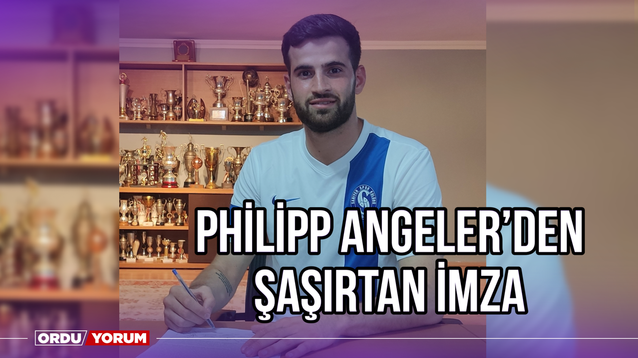 Philipp Angeler'den Şaşırtan İmza