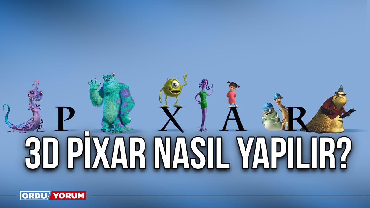 3D pixar nasıl yapılır?