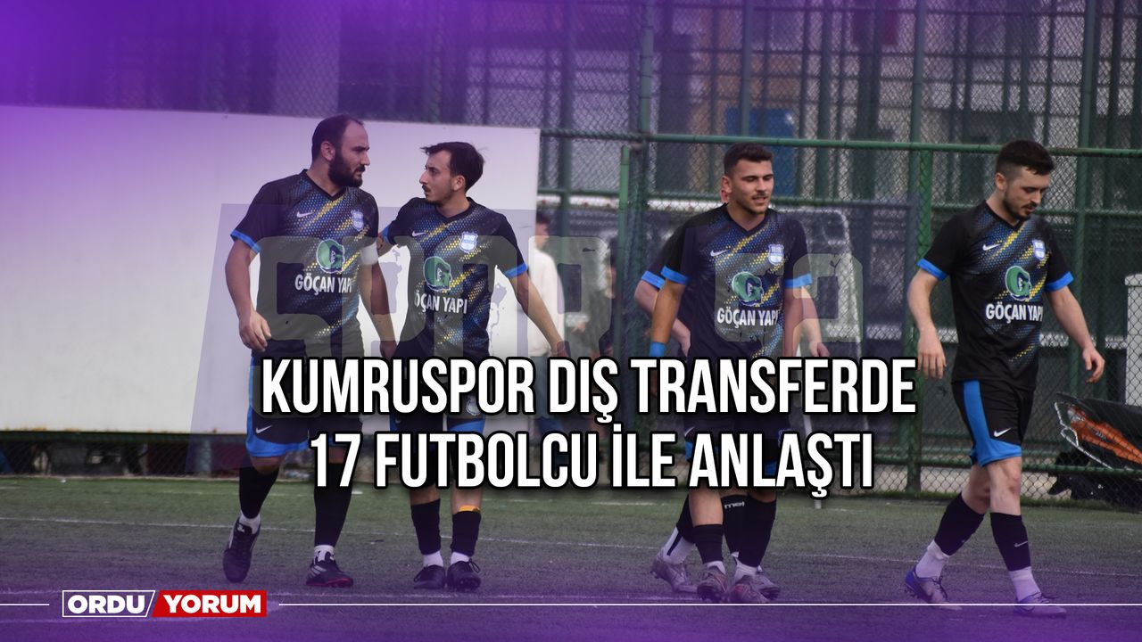 Kumruspor Dış Transferde 17 Futbolcu İle Anlaştı