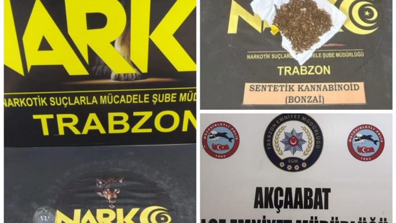 Trabzon'da uyuşturucu operasyonunda 12 kişi yakalandı