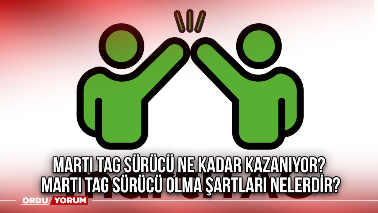 Martı TAG sürücü ne kadar kazanıyor? Martı TAG Sürücü olma şartları nelerdir?