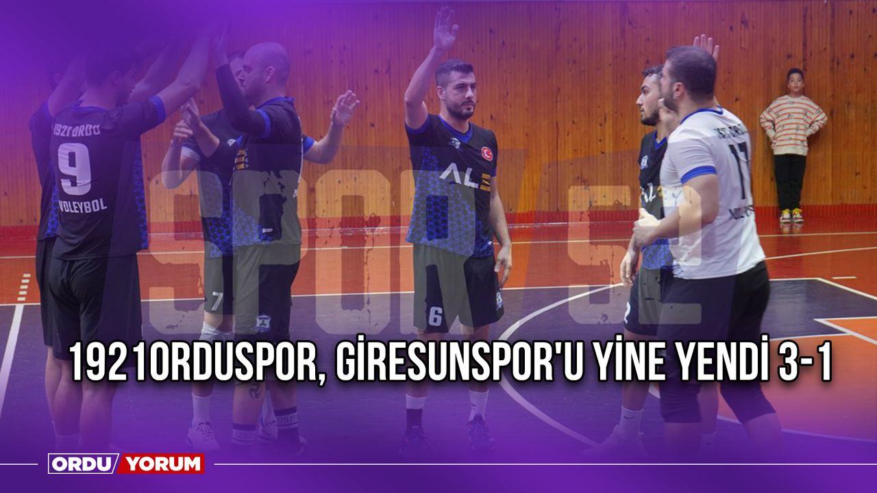 1921 Orduspor, Giresunspor'u Yine Yendi 3-1