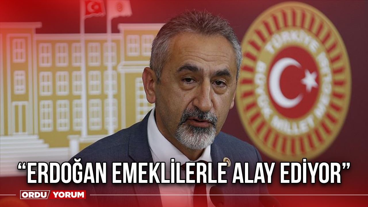 “Erdoğan Emeklilerle Alay Ediyor”