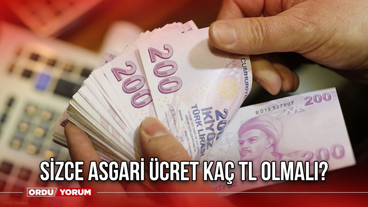 Sizce Asgari Ücret Kaç TL Olmalı?