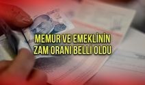 Memur ve Emeklinin Zam Oranı Belli Oldu