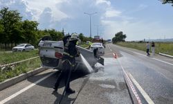 Bolu'da trafik kazalarında bir kişi yaralandı