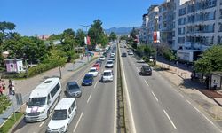 Ordu'da Bayram trafiği