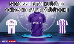 52 Orduspor Futbol Kulübü’nde Yeni Sezon Formaları Görücüye Çıktı