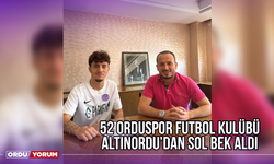 52 Orduspor Futbol Kulübü, Altınordu’dan Sol Bek Aldı
