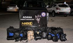 Adana'da yapılan operasyonda  31 kilo esrar ele geçirildi