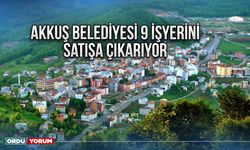 Akkuş Belediyesi 9 işyerini satışa çıkarıyor