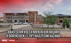 Bahçeşehir Koleji'nden Rekor Başarı! 4 öğrenciden 1'i Tıp Fakültesini Kazandı