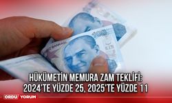 Hükümetin memura zam teklifi: 2024'te yüzde 25, 2025'te yüzde 11