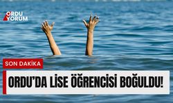 Ordu’da Lise Öğrencisi Denizde Boğuldu!