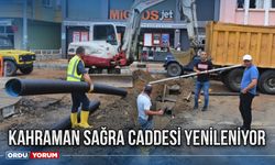 Kahraman Sağra Caddesi yenileniyor