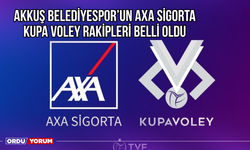 Akkuş Belediyespor’un AXA Sigorta Kupa Voley Rakipleri Belli Oldu