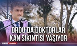 Ordu’da doktorlar kan sıkıntısı yaşıyor