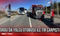 Ordu'da yolcu otobüsü ile TIR çarpıştı