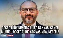 Recep Türk kimdir? İller Bankası Genel Müdürü Recep Türk kaç yaşında, nereli?