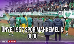 Ünye 1957 Spor Mahkemelik Oldu