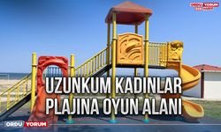 Uzunkum kadınlar plajına oyun alanı