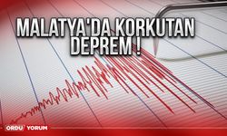 Malatya'da Korkutan Deprem !