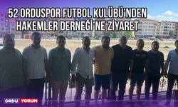 52 Orduspor Futbol Kulübü'nden Hakemler Derneği'ne Ziyaret