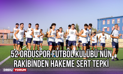 52 Orduspor Futbol Kulübü'nün Rakibinden Hakeme Sert Tepki