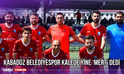 Kabadüz Belediyespor Kalede Yine ‘Mert’ Dedi