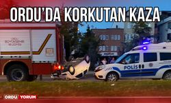 Ordu'da korkutan kaza