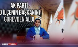 Ak Parti O ilçenin başkanını görevden aldı