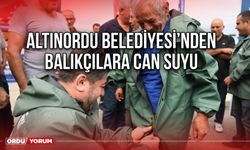 Altınordu Belediyesi’nden Balıkçılara can suyu