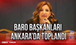 Baro Başkanları Ankara’da toplandı