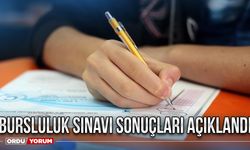 Bursluluk Sınavı sonuçları açıklandı