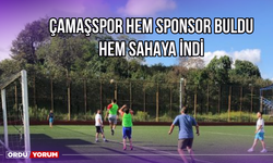 Çamaşspor Hem Sponsor Buldu Hem Sahaya İndi