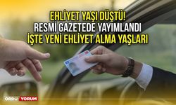 Ehliyet yaşı düştü! Resmi Gazetede yayımlandı işte yeni ehliyet alma yaşları