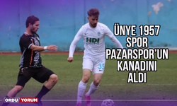 Ünye 1957 Spor, Pazarspor'un Kanadını Aldı