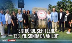 "Ertuğrul şehitleri, 133. yıl sonra da anıldı"