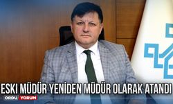 Eski müdür yeniden müdür olarak atandı