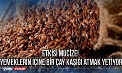 Etkisi mucize! Yemeklerin içine bir çay kaşığı atmak yetiyor