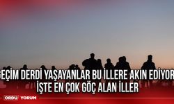 Geçim derdi yaşayanlar bu illere akın ediyor! İşte en çok göç alan iller