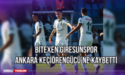 Bitexen Giresunspor, Ankara Keçirörengücü’ne Kaybetti 3-1