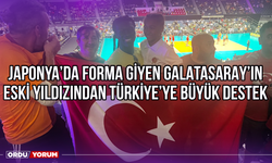 Japonya'da Forma Giyen Galatasaray'ın Eski Yıldızından, Türkiye'ye Büyük Destek