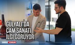 Gülyalı'da cam sanatı ilgi görüyor