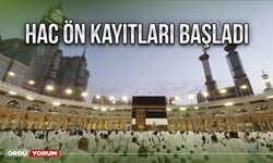 Hac ön kayıtları başladı