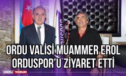 Ordu Valisi Muammer Erol, Orduspor’u Ziyaret Etti