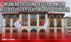 İnsanlar çocuğuna defter alamıyor belediye defter veriyoruz diye övünüyor