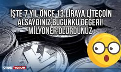 İşte 7 yıl önce 13 liraya Litecoin alsaydınız bugünkü değeri! Milyoner olurdunuz