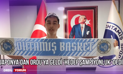 Japonya’dan Ordu’ya Geldi ‘Hedef Şampiyonluk’ Dedi